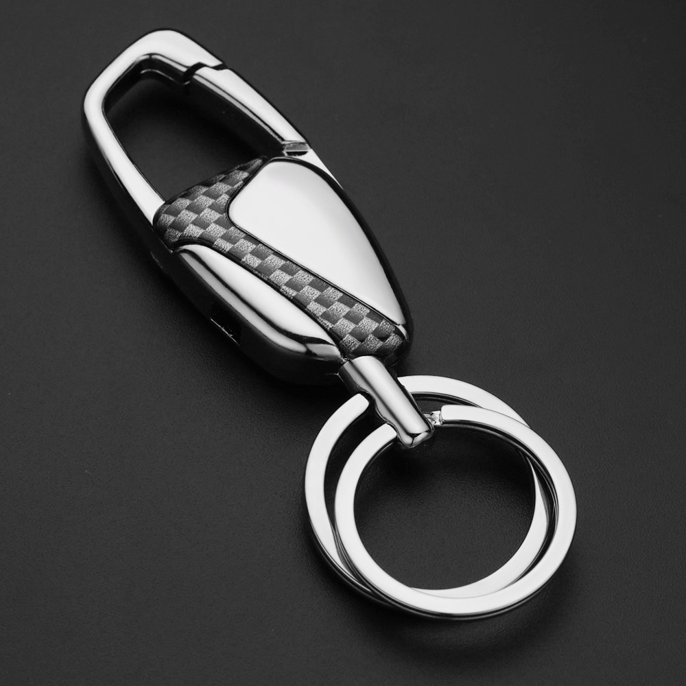 Personalized Keyring Double Sw - Initial Ring Custom ulasan dan harga