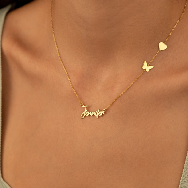 Personalized Customized Butter - Birth Flower Necklace ulasan dan harga